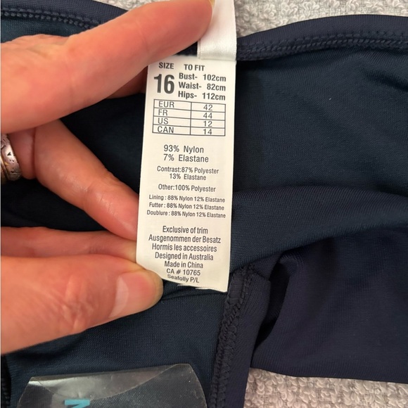 Seafolly Bikini Bottom Sz 16 NWOT | Seafolly Bikini | Summer Bikini Bottom NEW - - Picture 5 of 7